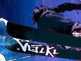 Skier Jumping Jumping a Cornice