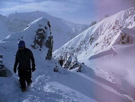 Skier Hiking